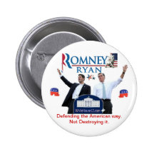 Romney-Ryan : Défense de la manière américaine Badge Avec Épingle