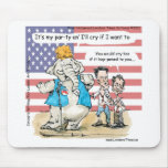 Romney & Ryan Its My Party Funny Gifts & Cards mousepads