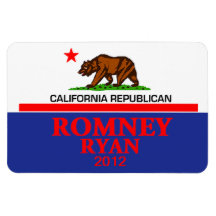 Romney Ryan Rectangle Magnets