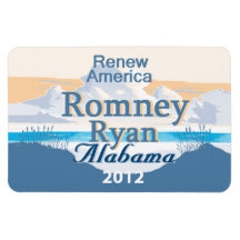 Romney Ryan Rectangle Magnets