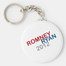 ROMNEY RYAN RÉTRO ROUND.png Porte-clé