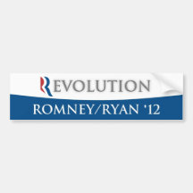Romney/Ryan "Revolution" Bumper Sticker