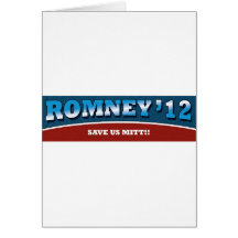 Romney- Save Us Mitt! Card