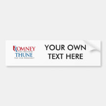 ROMNEY THUNE FOR VP LOGO.png Bumper Sticker