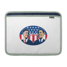 Romney Vs Obama American Elections 2012 MacBook Sleeves