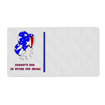 Romney's Dog Labels
