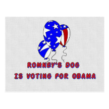 Romney's Dog Post Card