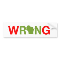 Ron Johnson is Wrong Bumper Sticker