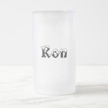 Ron-Name Style-Frosted Mug