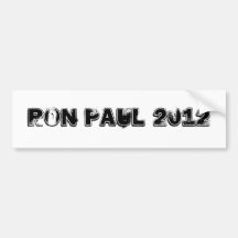 Ron Paul 2012 adhésifs pour pare-chocs Autocollant Pour Voiture