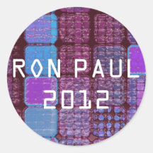 Ron Paul 2012 artistic stickers