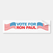 Ron Paul - 2012 election president vote Bumper Sticker