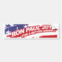 Ron Paul - 2012 election president vote Bumper Stickers