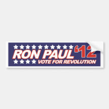 Ron Paul - 2012 election president vote Bumper Sticker