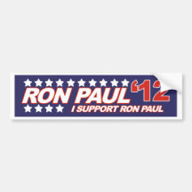 Ron Paul - 2012 election president vote Bumper Stickers