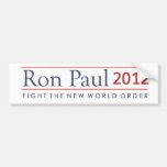Ron Paul 2012 Fight the New World Order Bumper Stickers