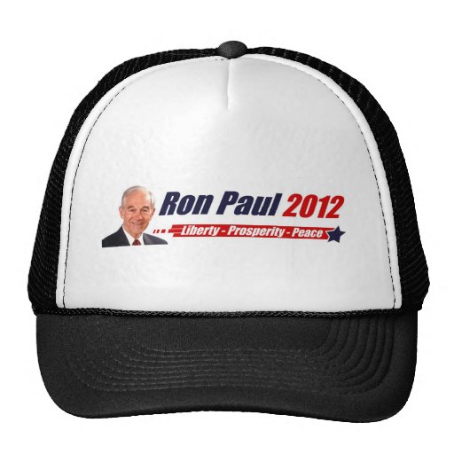 Ron Paul 2012: Liberty, Prosperity, Peace Mesh Hat
