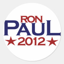 Ron Paul 2012 Round Stickers