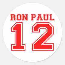 Ron Paul 2012 Round Stickers