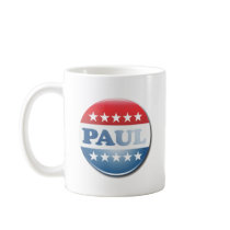 RON PAUL CAMPAIGN BUTTON MUG