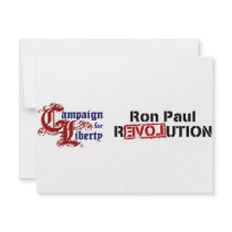 Ron Paul Campaign For Liberty Revolution Invitation