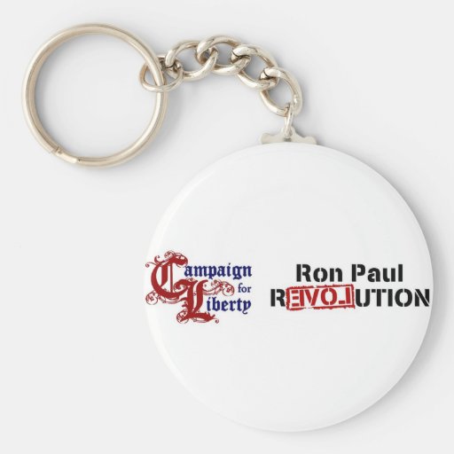 Ron Paul Campaign For Liberty Revolution Key Chain