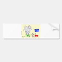 Ron Paul campaign scares Republicans. Bumper Sticker