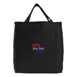 Ron Paul Embroidered Tote Bag
