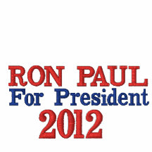 Ron Paul For President 2012 Ladies White Shirt