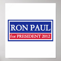 Ron Paul for President 2012 Poster