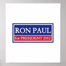 Ron Paul for President 2012 Poster