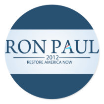 Ron Paul for President Round Sticker
