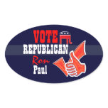 "Ron Paul for president" vote republican stickers