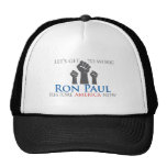 RON PAUL GET TO WORK TRUCKER HATS
