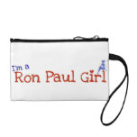 Ron Paul Girl Wris tclutch Coin Wallets