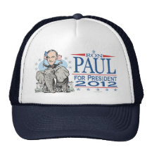 Ron Paul GOP Mascot 2012 Hats