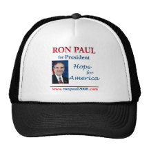 Ron Paul - Hope for America 24 x 24 Mesh Hats