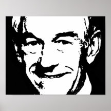 RON PAUL INK ART POSTER