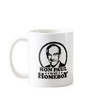 Ron Paul Is My Homeboy Coffee Mugs