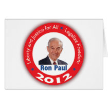 Ron Paul: Liberty and Justice for ALL Greeting Cards