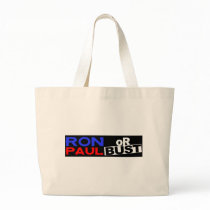 RON PAUL OR BUST CANVAS BAGS