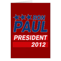 Ron Paul President 2012 Campaign Gear Greeting Card
