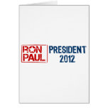 Ron Paul president 2012 Greeting Card