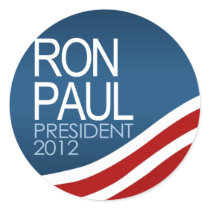 Ron Paul President 2012 Round Sticker