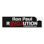 Ron Paul Revolution Bumper Sticker bumper stickers