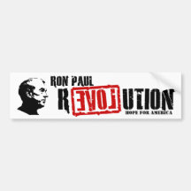 Ron Paul Revolution Bumper Sticker
