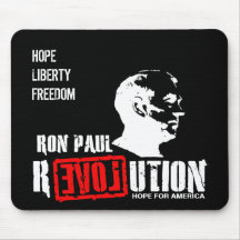 Ron Paul Revolution - Hope For America Mousepads