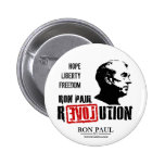 Ron Paul Revolution Pins / Buttons