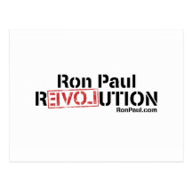 Ron Paul Revolution Post Cards