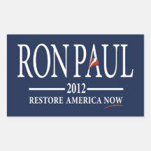 Ron Paul Revolution Rectangular Stickers